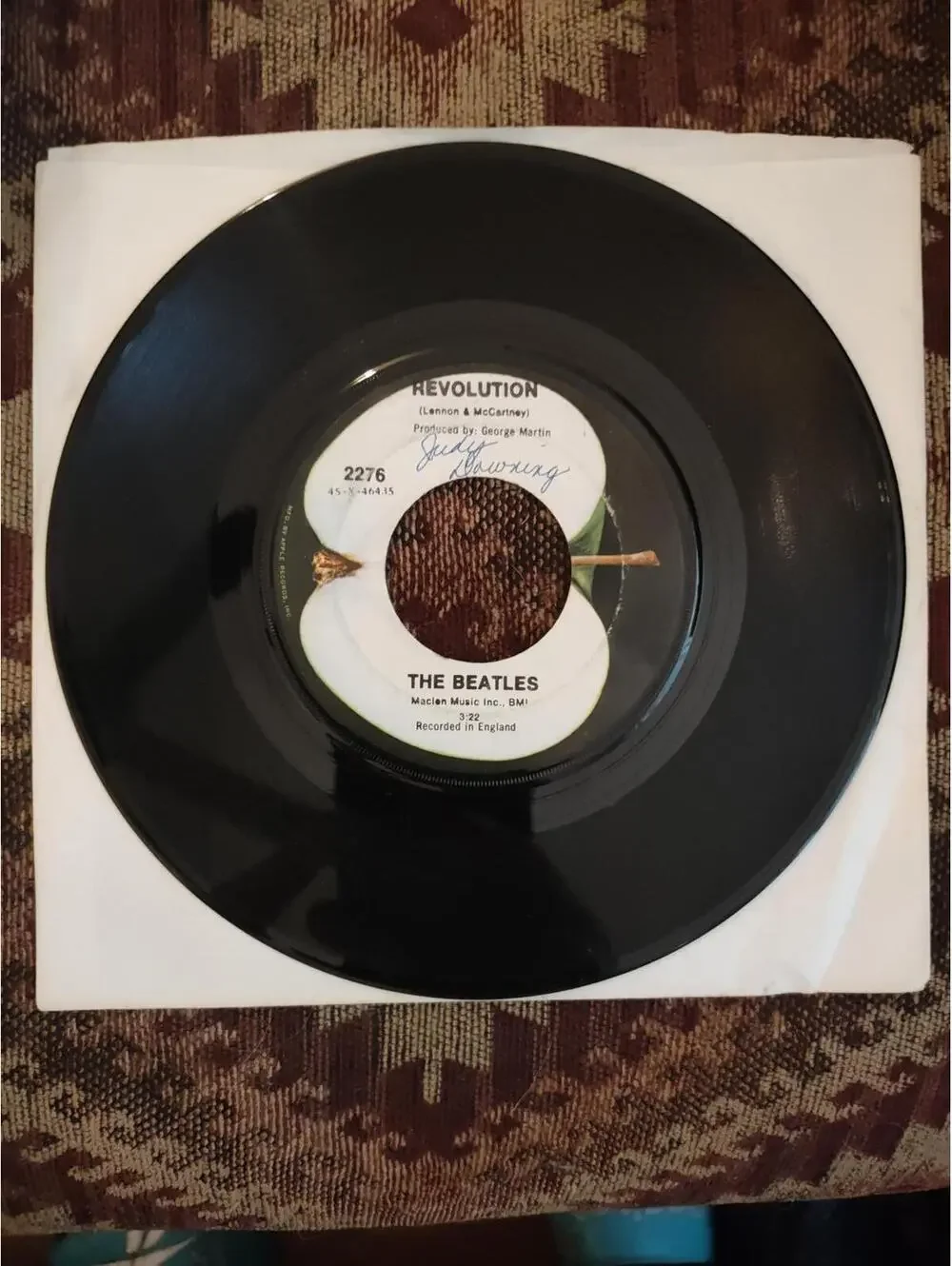 The Beatles- Hey Jude / Revolution - vintage 45 vinyl NM